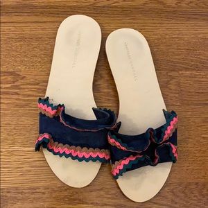 Loeffler Randall Birdie Slides Navy